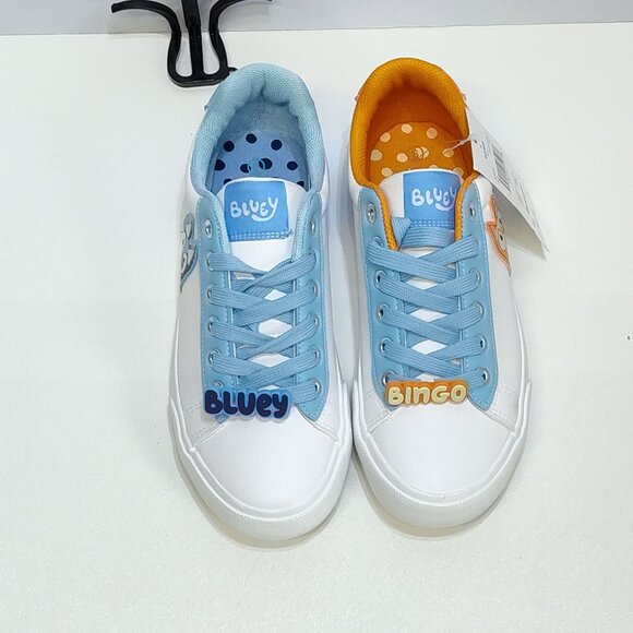 Ground Up Bluey Bingo Court Low Top Sneakers Women Size 6 Fits True To Size NWT - Picture 4 of 10